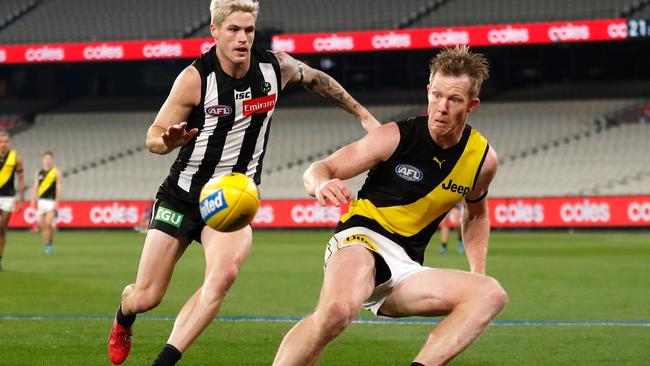 Jack Riewoldt has kicked three goals this season, all in Round 1.