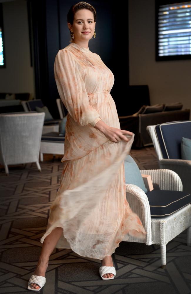 Jesinta Franklin at the Tab Everest Ladies Breakfast. Photo Jeremy Piper