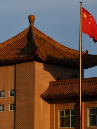 Mr Marles sent the Chinese embassy in Canberra (pictured) a copy of a planned speech to students in Beijing. Picture: Getty Images.