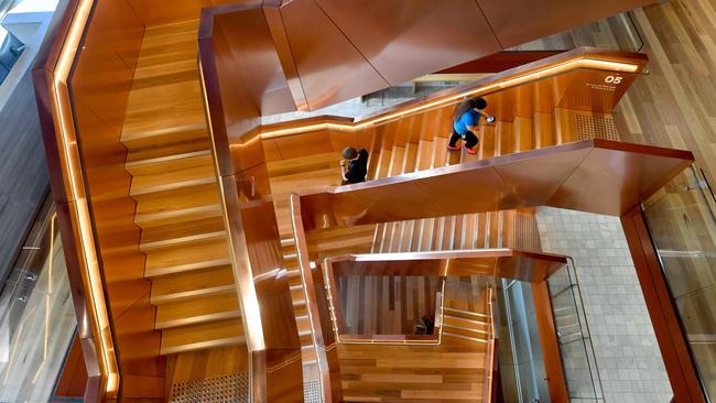 Inside the new BHO home at the new GPO Exchange building on Franklin Street, Adelaide (AAP Image/Sam Wundke)