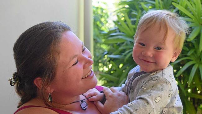 MOTHER'S LOVE: Proserpine's Kerry Giebel will celebrate her first Mother's Day with son Charlie Lucht, 10 months, on Sunday. Picture: Monique Preston