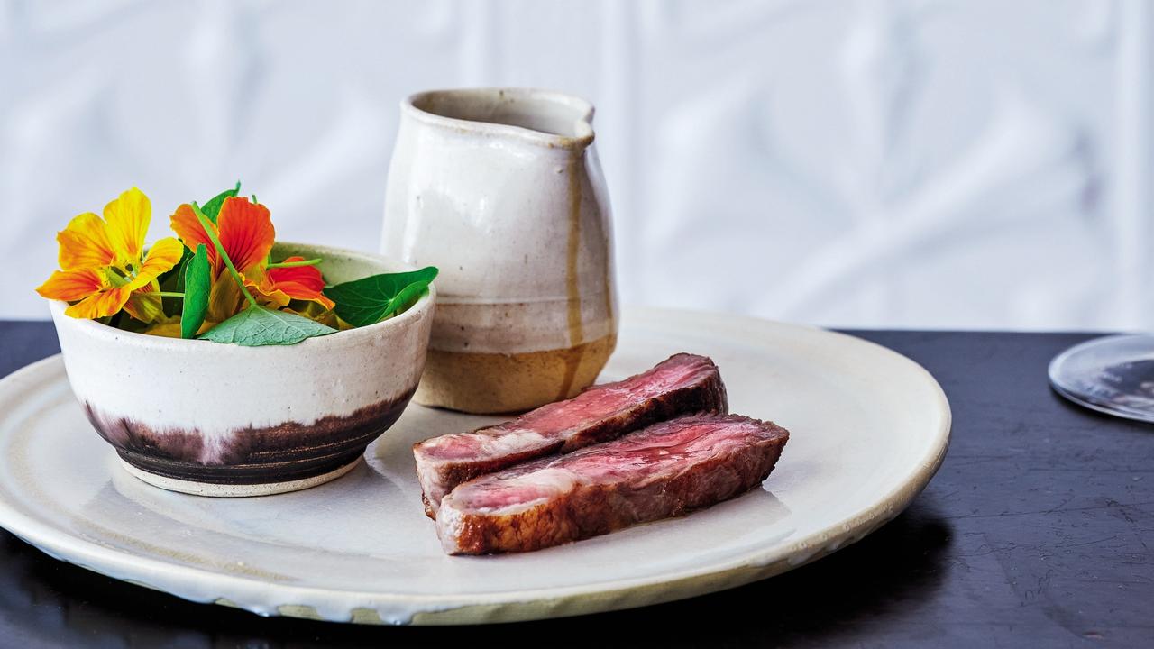 Aged sirloin at Blume in Boonah. Picture: Jeremy Simons