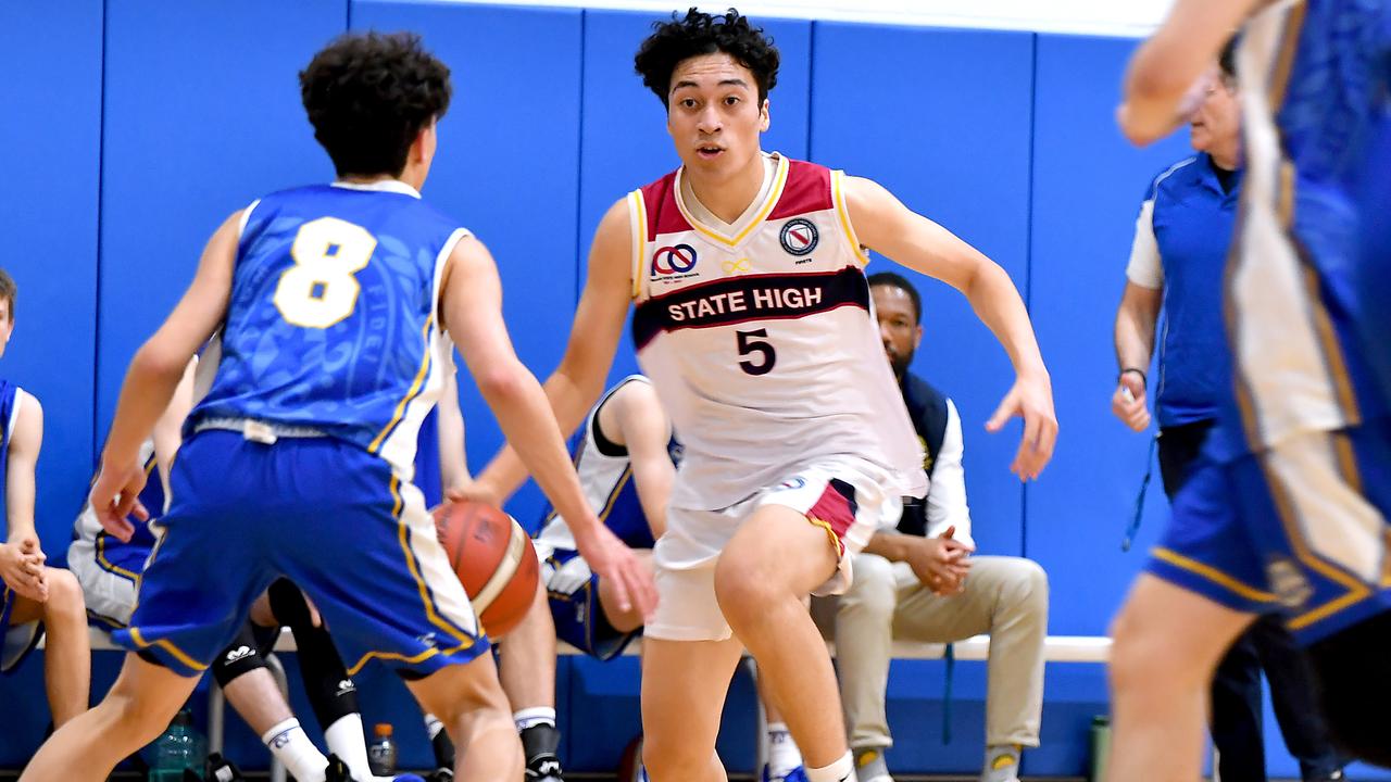 Nudgee College V BSH in Basketball Saturday August 20, 2022. Picture, John Gass