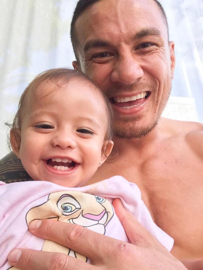 Family is at the heart of Sonny Bill Williams’ life. Picture: Instagram