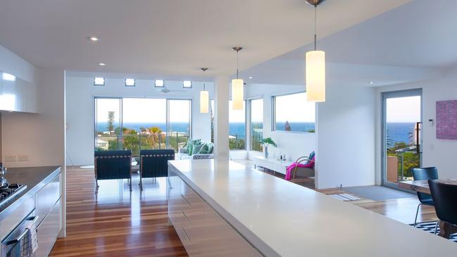 Karl and Jasmine Stefanovic have purchased this four-bedroom ocean-view home at Sunshine Beach.