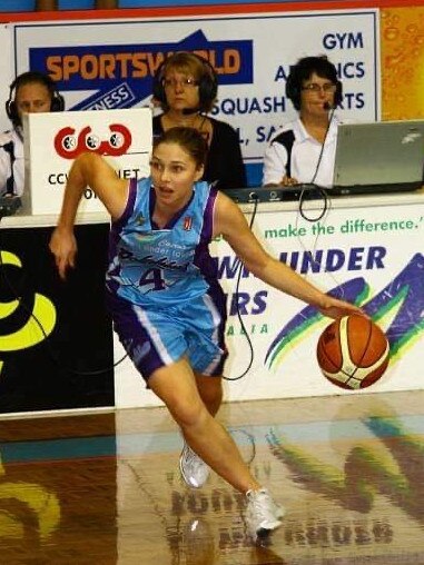 Michelle rising up the ranks of junior basketball. Picture: SUPPLIED