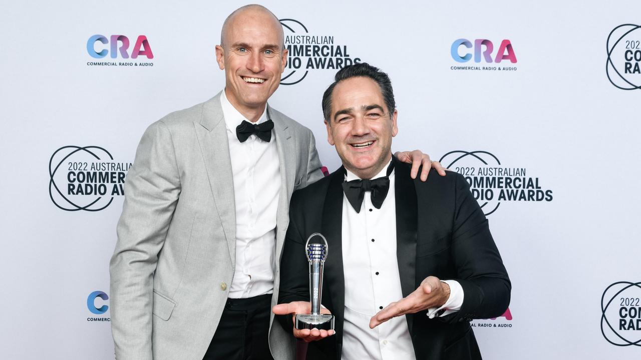 Ryan Fitzgerald and Michael Wipfli (Fitzy &amp; Wippa) won the best syndicated Australian program at the 2022 Australian Commercial Radio Awards in Sydney.