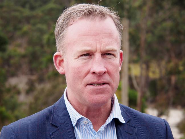 Premier Will Hodgman. Rob Pennicott officially opens his new Bruny Island centre. Picture: DAVID KILLICK