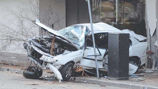 The scene of the crash on City Rd in Southbank that killed Dean Hofstee.