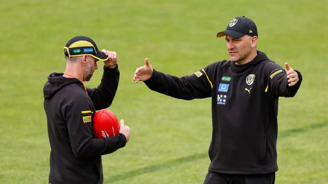 New Richmond coach Adem Yze could have a bumper draft haul in 2024, especially if the Tigers and Fremantle finish lowly on the ladder. Picture: Getty Images