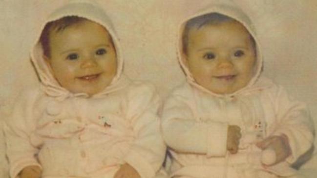 Mari and her twin sister Dimmy as babies when the Kotronakis family moved to Blacktown to live.