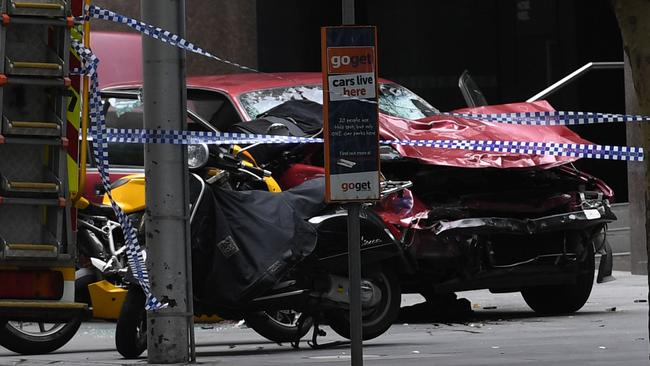 The actions during the CBD rampage continue to plague some of the police officers and medical workers involved. Picture: AAP