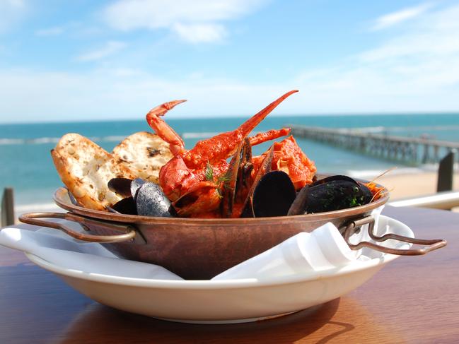 Seafood at Hortas, Port Noarlunga