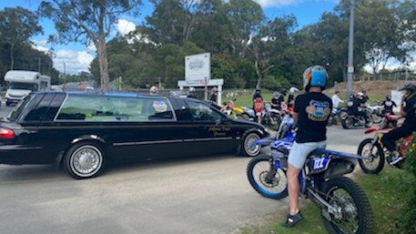 The procession on the Gold Coast. Picture: Georgia Schampers