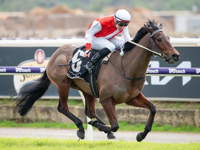 The Ladbrokes Racing Club owned Horcrux winning at Ascot