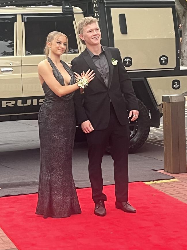 The students of Urangan State High School arrive at their formal.