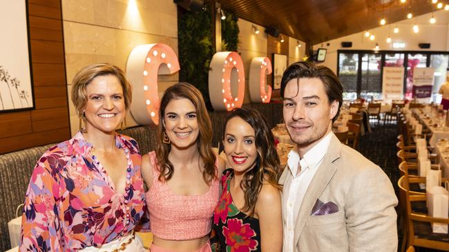 At Fitzy's Colour of Change luncheon are (from left) Kyna Morice, Chelsea Saldumbide, Rebecca McConnell and Joe McConnell raising funds for local breast cancer support, Thursday, May 26, 2022. Picture: Kevin Farmer