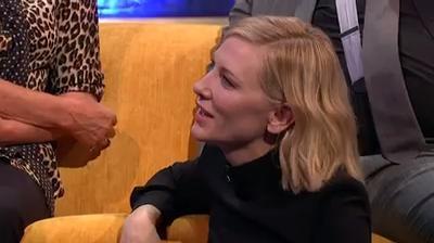 Cate Blanchett shares an amusing anecdote when she appeared on Britain’s The Jonathan Ross Show