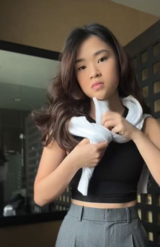 Crop tops are Gen Z work attire. Picture: TikTok