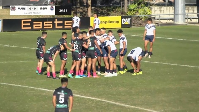 Replay: QLD Schoolboy Rugby League - Langer Trophy - Marsden SHS v Ipswich