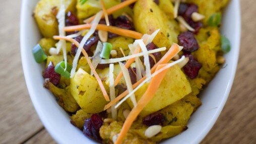 Adelaide chef Jessi Singh’s Aloo Gobi Rice dish.