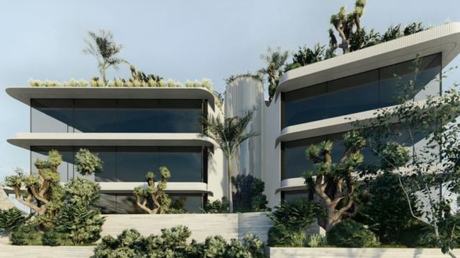 How the building would look from the street.