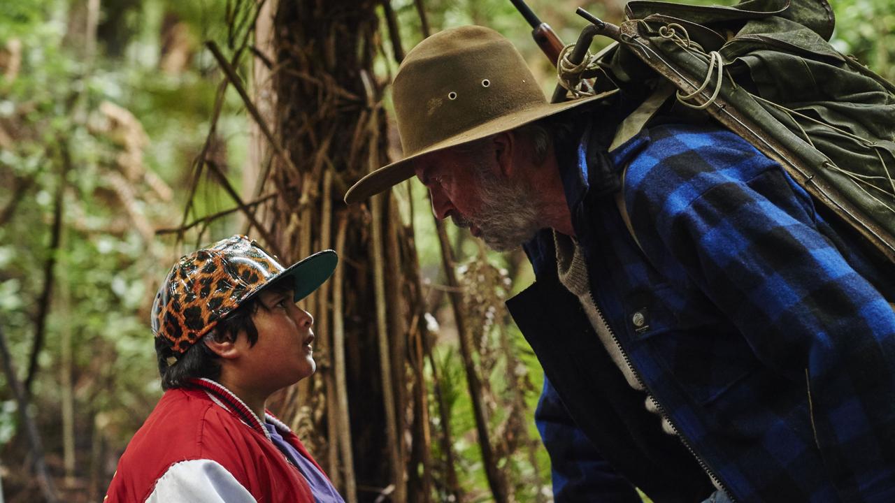 Julian Dennison and Sam Neill in Hunt for the Wilderpeople, a film that Paul Wiegard was executive producer on.