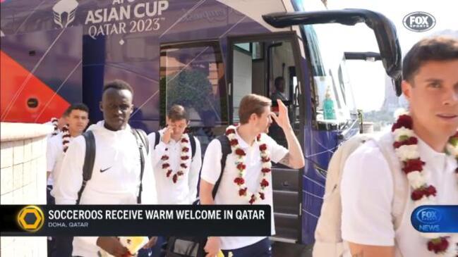 Socceroos receive warm welcome in Qatar