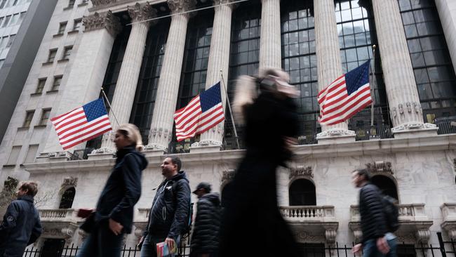 US stocks surged after the Federal Reserve raised interest rates by half a percentage point but also indicated that it was not considering even bigger increases. Picture: Spencer Platt/Getty Images/AFP