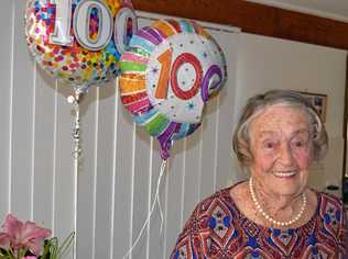 MILESTONE: A 100 years old but still very young at heart is Grace Smerdon. Picture: Peter Gardiner