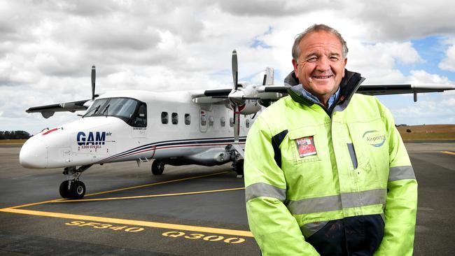 Mt Gambier Airport general manger Ian Fritsch is confident the $9.2 million upgrade will have a positive impact on the region. Picture: Bianca De Marchi