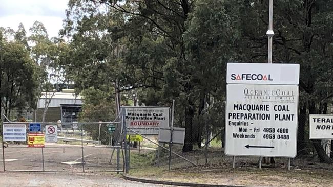 Macquarie Coal Preparation Plant where thieves broke into coal mine to steal copper wire - arrests made.