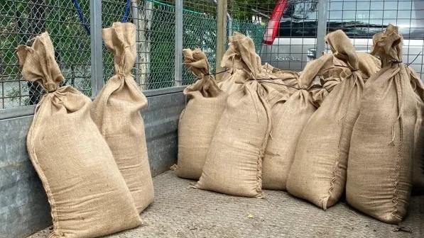 Island residents have been told to get sandbags from seven stations across Redland. Picture: Contributed