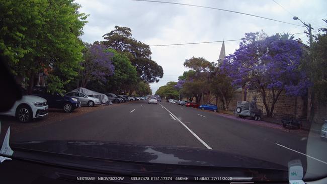 An image taken in Sydney's inner west with the Nextbase 622GW.