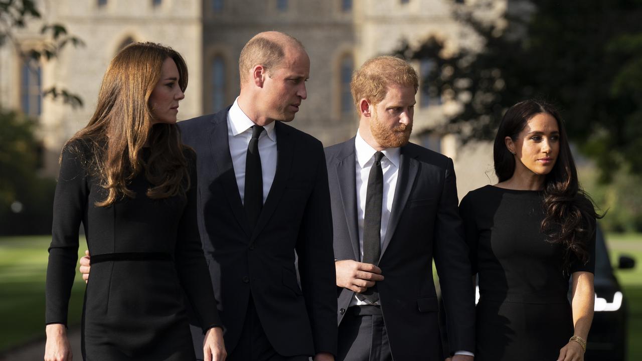 The former “Fab Four” stepped out in public together in the wake of the Queen’s death. Picture: WPA Pool/Getty Images