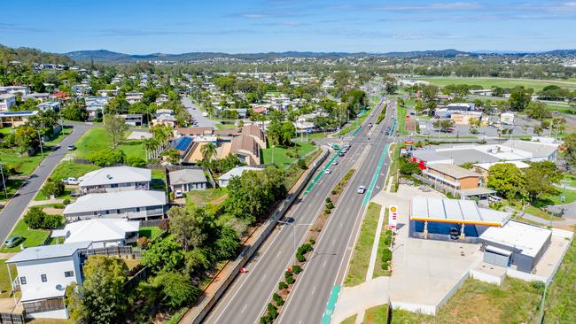 The section of the Dawson Highway where stabilisation work will take place until June 30, weather permitting. Picture: Gladstone Regional Council