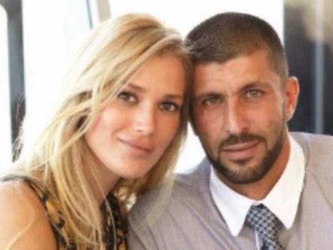 Instagram pictures from Viktoria Karida's profile showing her and partner John Macris.Picture: Supplied