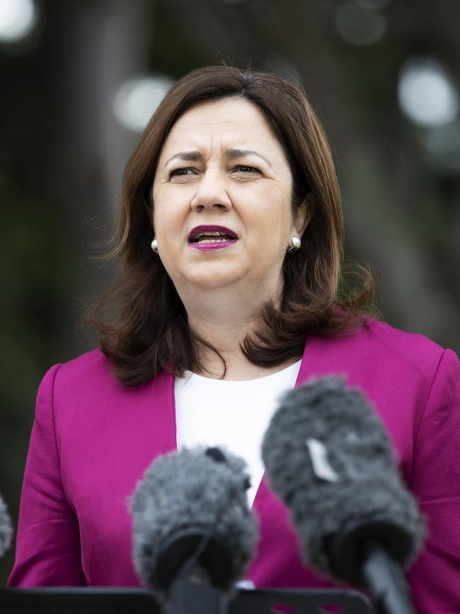 Premier Annastacia Palaszczuk. (News Corp/Attila Csaszar)