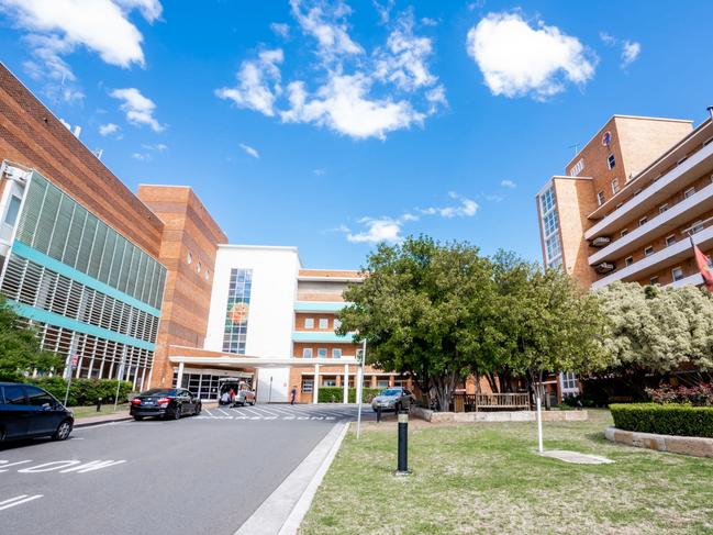 Exterior of Concord Hospital, Sydney. Supplied