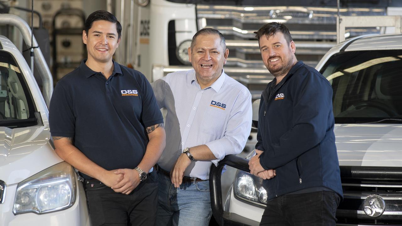 D&S Resources' Andres Donoso, Eduardo Donoso and Joe Kelly. Picture: Supplied by D&S Resources