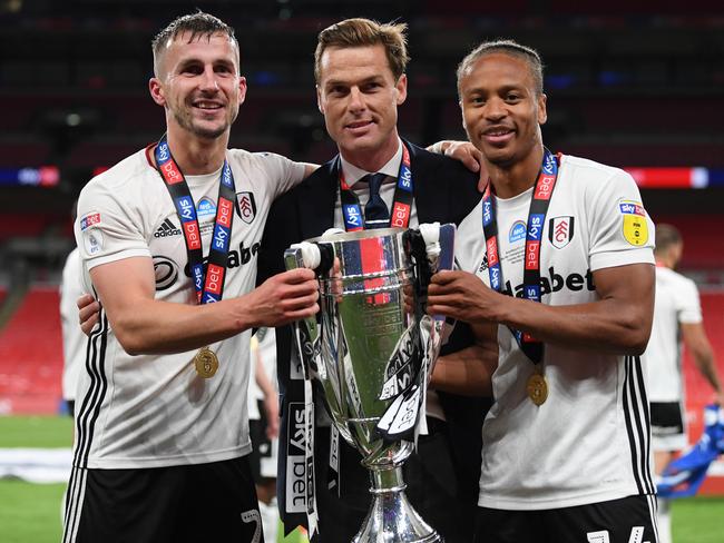 Joe Bryan, Scott Parker and Bobby Decordova-Reid. Picture: Getty Images