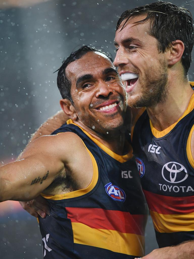 Betts celebrates a goal during the 2018 season. Picture: Getty