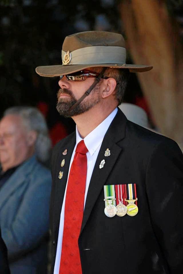 Ross Kranz ANZAC Day 2015 - Charleville. Picture: Patricia Kranz