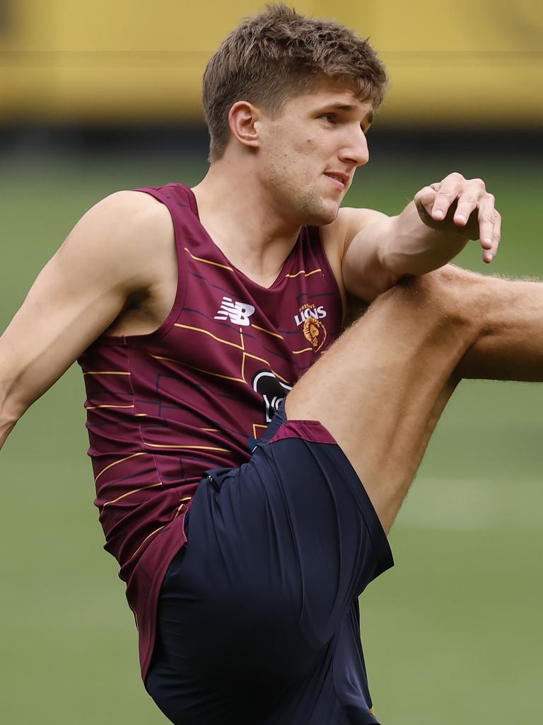 Zac Bailey trains at the MCG. Picture: Michael Klein.