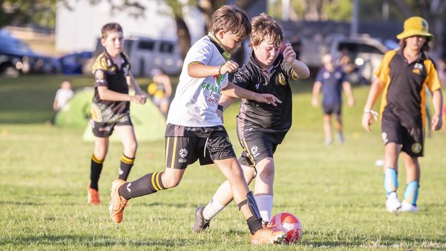 Football Australia's Community Team hosted a Coles MiniRoos program at the Mindil Aces Football Club for Under 6 -Under 11 teams to celebrate football and inclusivity. Picture: Daniel Abrantes / Football Australia