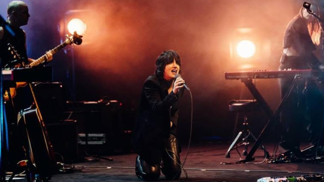 Sharon Van Etten mesmerised audiences with an arresting performance in the Concert Hall. Picture: Jordan Munns