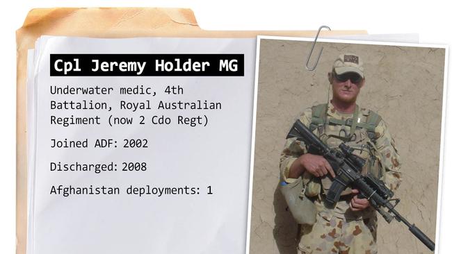 Corporal Jeremy Holder.