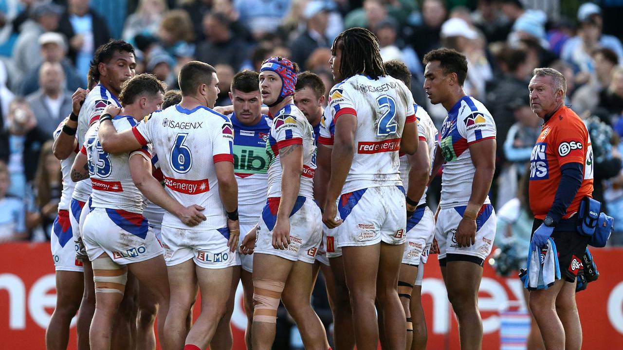 Kalyn Ponga struggled in his return from injury, failing to make an impact on the game. Picture: Getty Images.