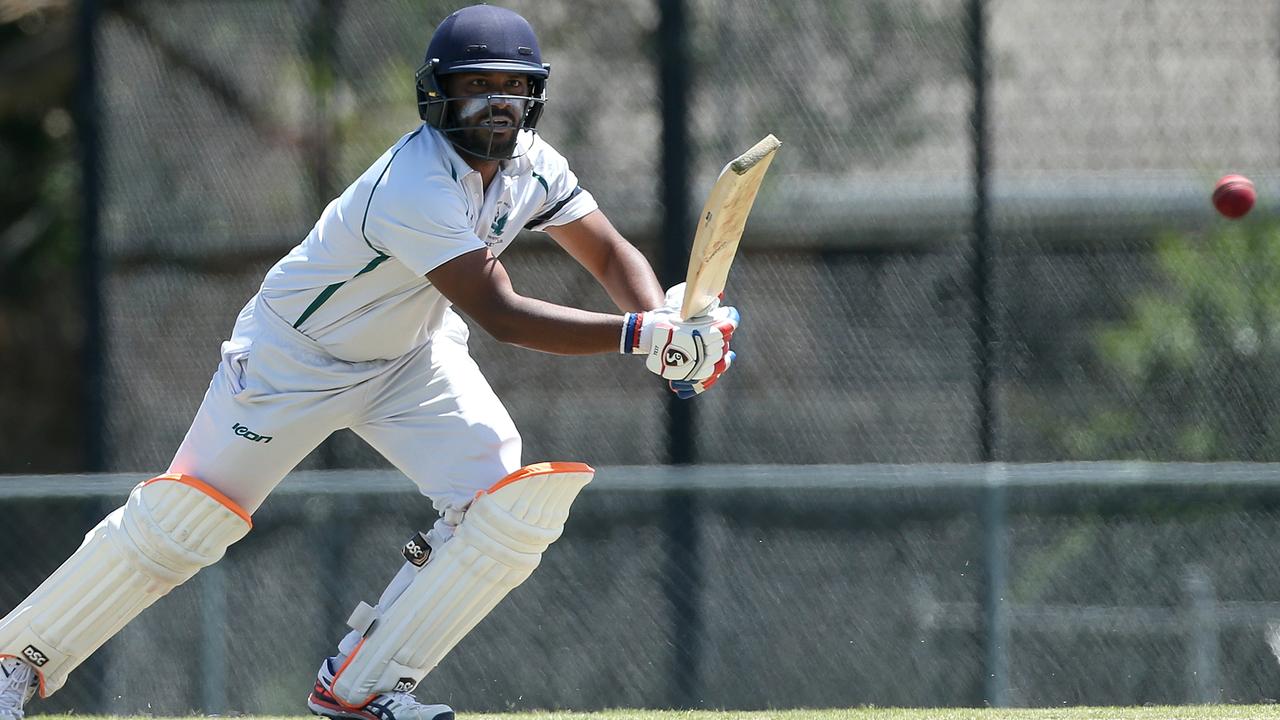 VTCA - Dinesh Cooray in action for Airport West St Christopher’s. Picture: Hamish Blair