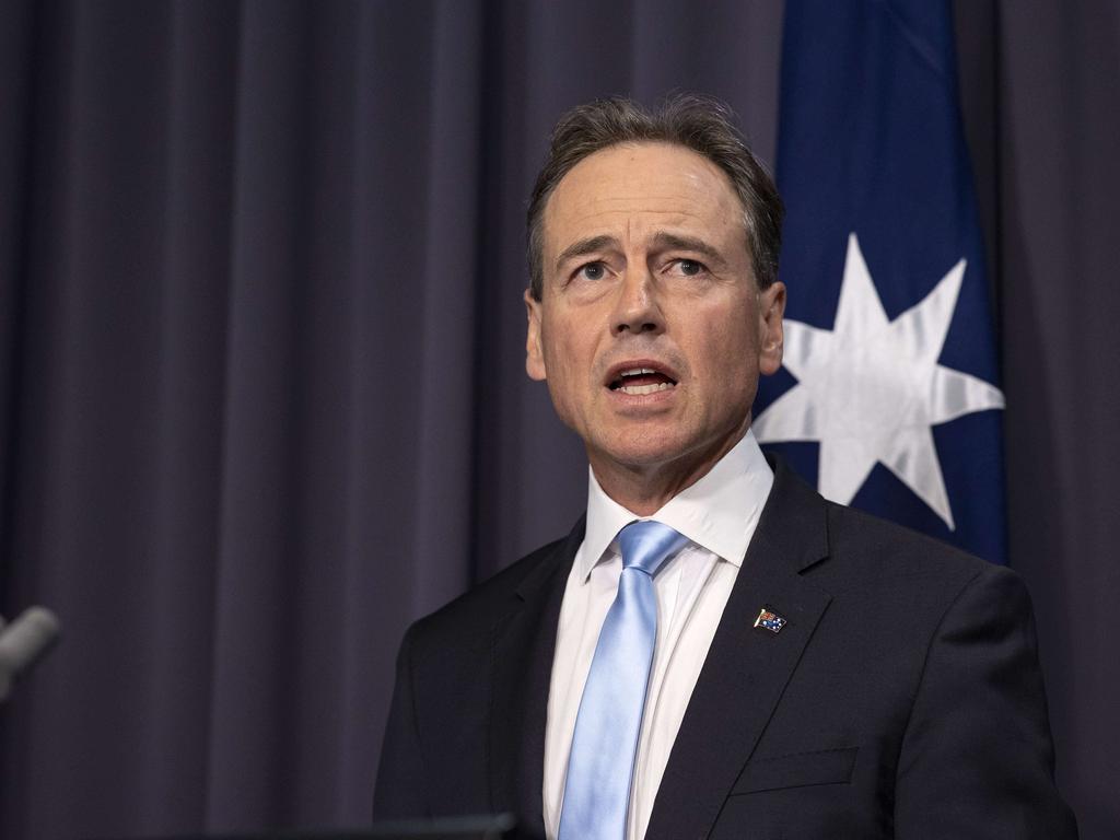 Health Minister Greg Hunt says the vaccines are safe for all. Picture: NCA NewsWire/Gary Ramage